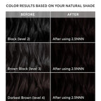 Madison Reed Radiant Hair Color Kit - 2.5NNN Soft Black (Parma Black), 100% Gray Hair Coverage Permanent Hair Dye for Resistant Grays | PPD-Free & Ammonia-Free, 2 Pack