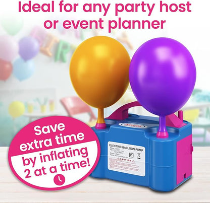 Prextex Balloons Electric Pump Inflate, Easy Bulk Balloons Filling - Image 7