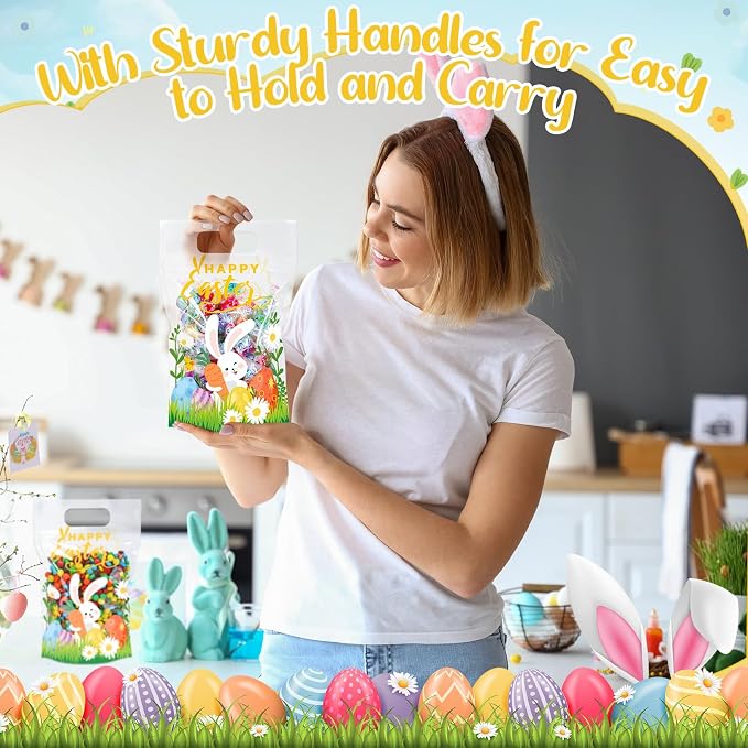 50 Pcs Easter Self Sealed Pouches Clear Sealing Pouches - Image 4