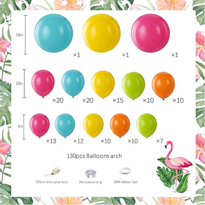 130Pcs Balloon Arch Kit, Latex Balloons Garland - Image 2
