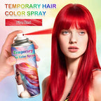 Red Hair Spray Color Temporary,One-time Use Washable Hair Dye,Cruelty-free Hair Spray for Christmas Halloween Cosplay,120ML (Red）