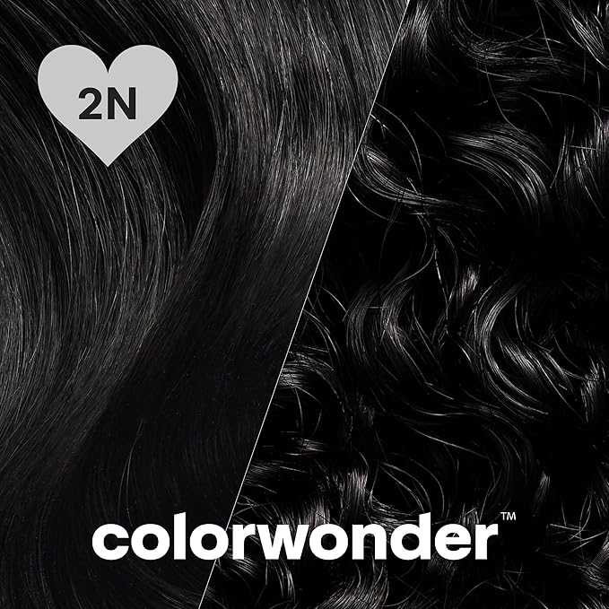 Madison Reed colorwonder Demi-Permanent Hair Color, Effortless At-Home Hair Dye, Ammonia-Free, Cruelty-Free, Jetset Black (2N True Black), Pack of 1