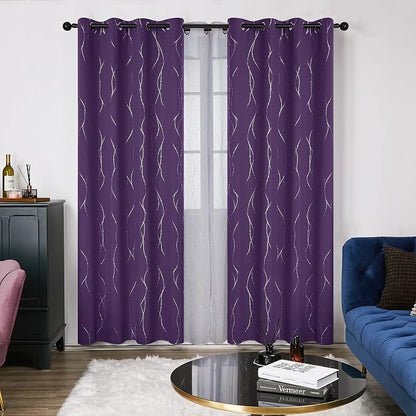 Deconovo Living Room Curtains 95 Inches Long, Thermal Insulated, Room Darkening by Unknown