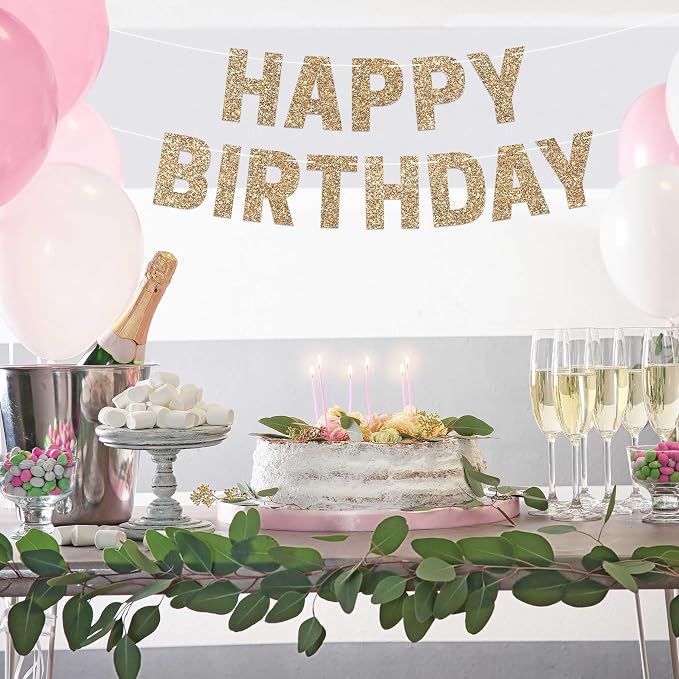 Pre-Strung Happy Birthday Banner - Image 8