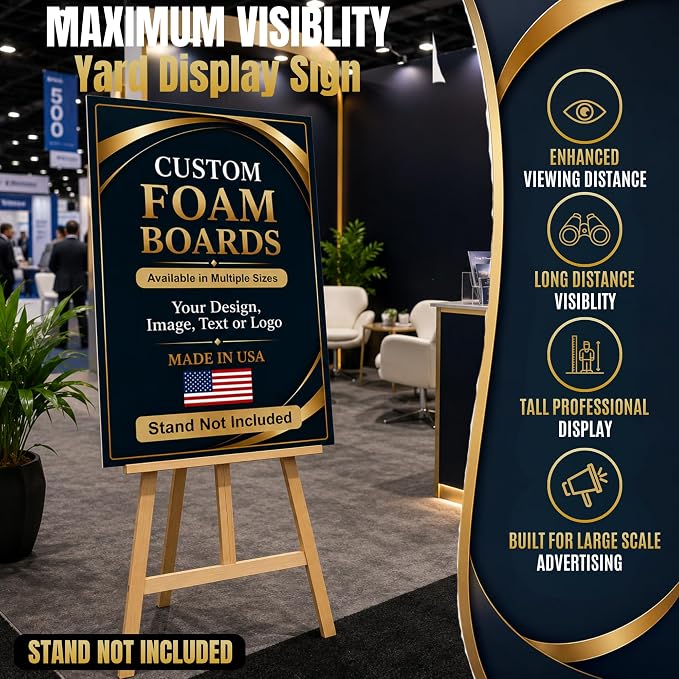 Custom Poster Boards by BCB Print | Personalized Foam Display Sign | - Image 3