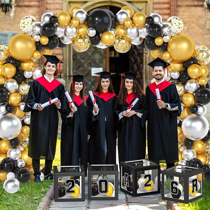 2026 Graduation Party Decorations, HYMENEX 4 PCS Graduation Boxes - Image 8