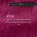 YoungSee Tape in Hair Extensions Real Human Hair Magenta Human Hair Extensions Tape in Color 20In Hair Extensions Tape-in Magenta for Girls Party Highlights 10pcs 25g