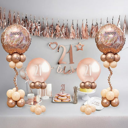 OurWarm Clear Acrylic Balloon Centerpiece Stand - Image 7