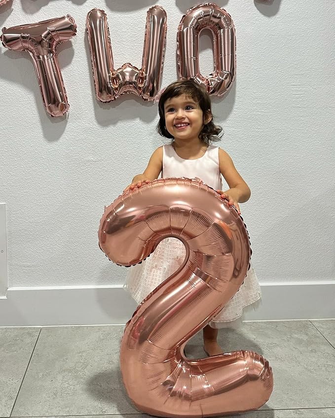 Rose Gold 4 Balloon - Image 3