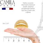 Camila Paris CP3192 French Hair Clip for Women Thick Hair for Long Curly Wavy Hair, Girls Hair Claw Clips Jaw, Durable Styling Big Claw Clip for Thick Hair, Strong Hold No Slip Grip, Made in France