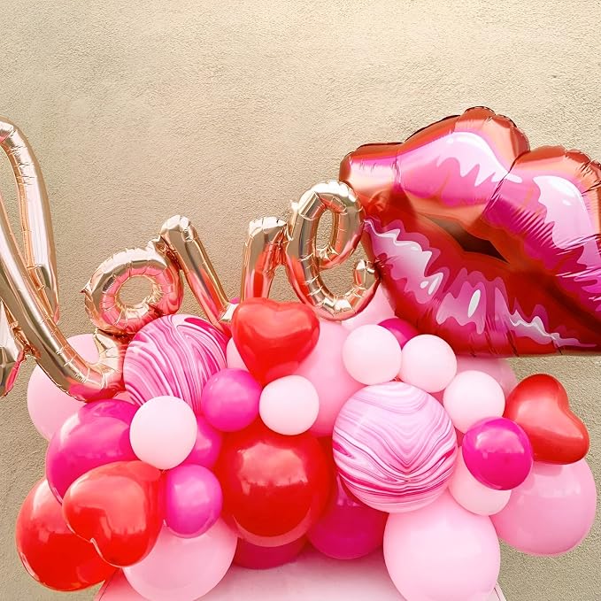 Voircoloria 105pcs Hot Pink Party Latex Balloons, 12inch | - Image 7