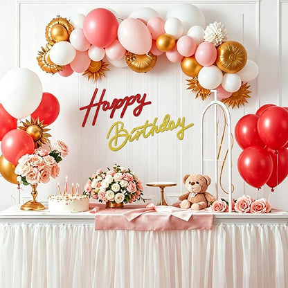 TONIFUL Happy Birthday Sign for Backdrop - Image 6