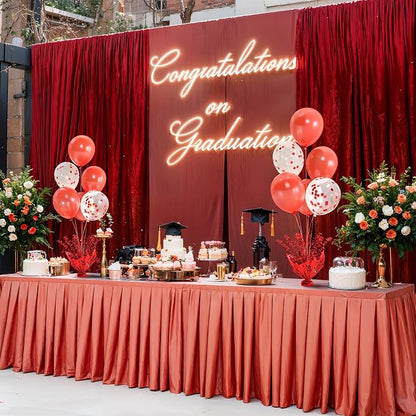 Red Balloon Table Centerpiece Kit, 6 Sets Red Balloon Stands - Image 2