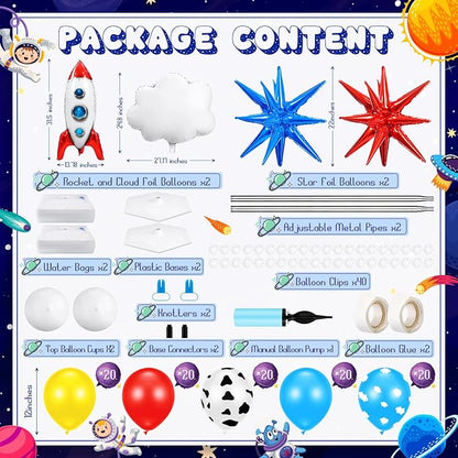 Kasyat 2 Sets Cartoon Party Balloon Column Stand Kit - Image 3