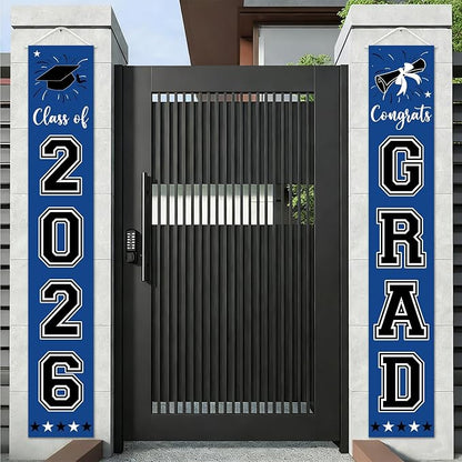 Graduation Decorations Class of 2026 Hanging Grad Banner, Graduation by Gredeit
