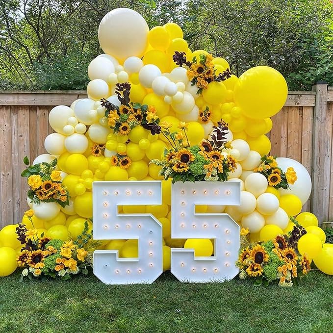 100 Pack Yellow Balloons 12 inch, Graduation, Baby Shower, Bee Party Decorations - Image 3