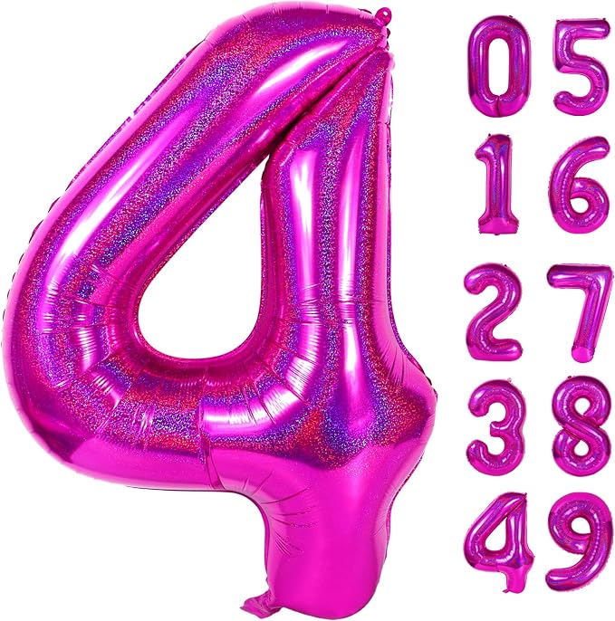 Laser Hot Pink 4 Balloon by IWERP