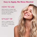 12 Benefits Instant Healthy Hair Treatment - Leave In Conditioner Travel Size Spray, Quaternium 39 & Silk Fibre Protein - Smooths Frizz, Strengthens & Repairs Damaged Hair, (1 Fl Oz)