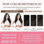 GOO GOO Clip in Hair Extensions Real Human Hair, Remy Human Hair Extensions Clip ins for Women, Natural Human Hair, 18inch 130g 7Pcs, 1C Mocha Brown