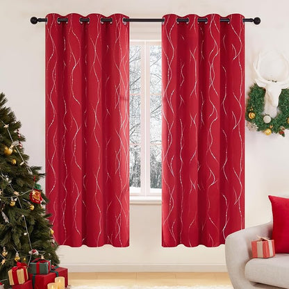 Deconovo Living Room Curtains 72 Inches Long, Thermal Insulated, Room Darkening by Unknown