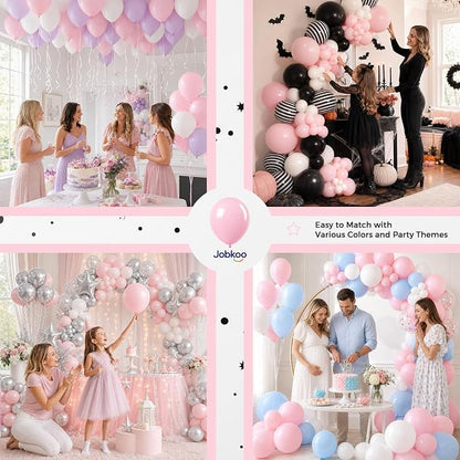 Jobkoo Pastel Pink Balloons 12 Inch - Image 7