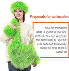 Faux Fur Headband for Women Winter Earwarmer Earmuff with Elastic