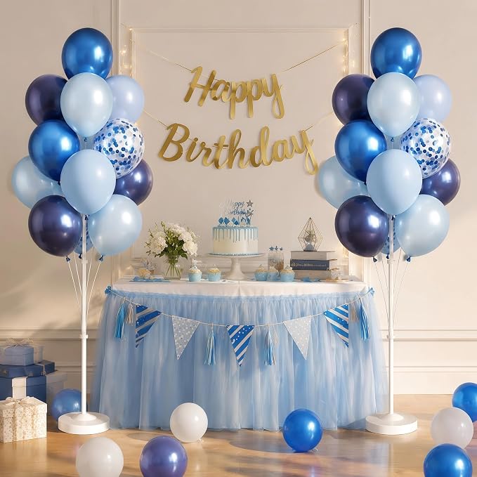 Chrome Blue Balloon Column Kit - Image 8
