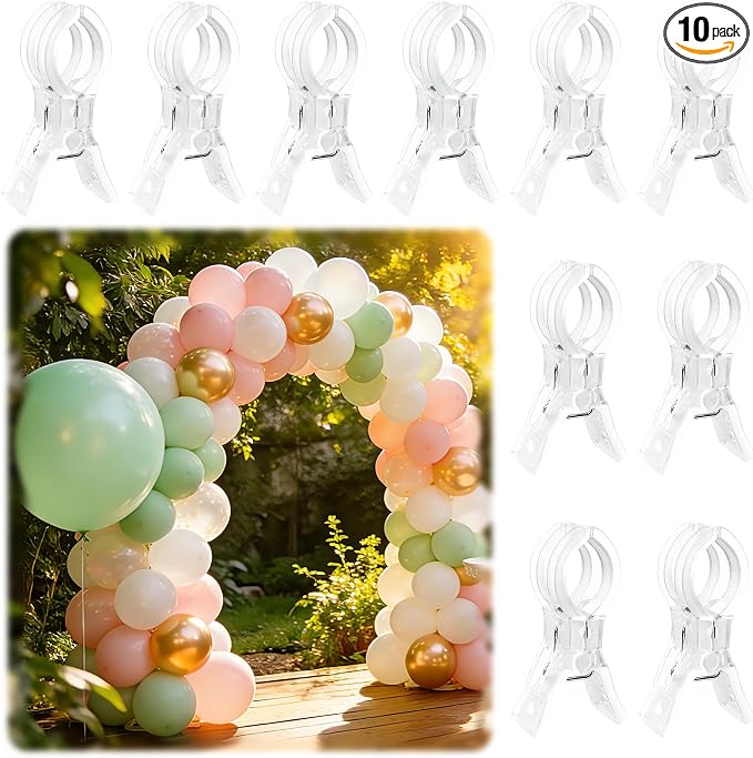 PUGPIU 10 Pack Balloon Arch Clips by Unknown