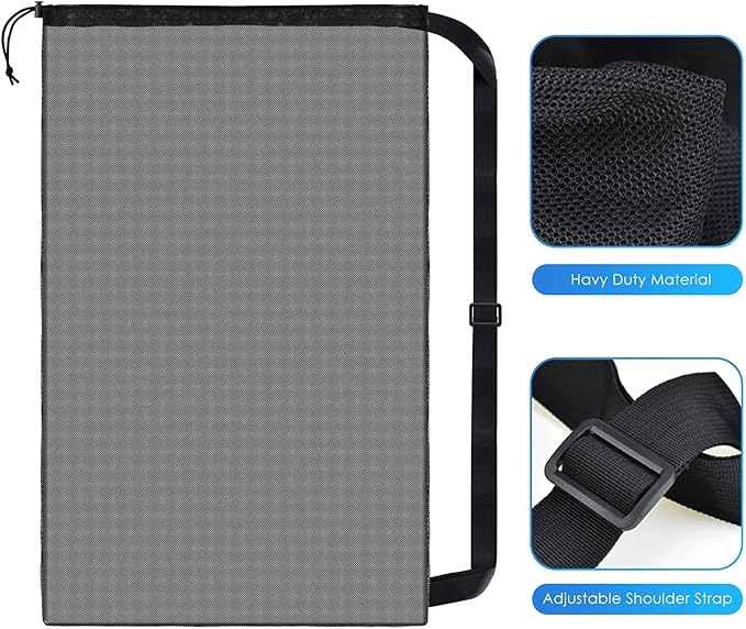 BROTOU Extra Large Sports Ball Bag Mesh, Basketball Bags Team Balls | - Image 3