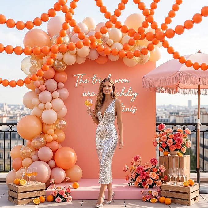 Orange Linking Balloons, Tails Balloon - Image 5