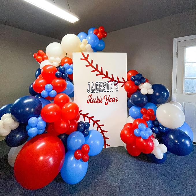 Red Blue White Balloons - Image 4