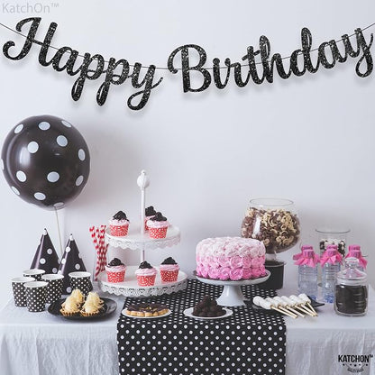 KatchOn Glitter Cursive Happy Birthday Banner- 10 Ft, Birthday Decorations | - Image 5