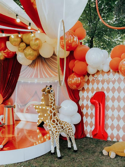 40 Inch 1 Red Number Balloons Mylar Foil Balloons 1st Birthday Party Decor | - Image 7