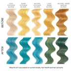 Overtone Semi Permanent Hair Color Conditioner, Vibrant Teal, 8 oz, Nourishing, Damage-Free, Color Depositing Mask for All Hair Types with Shea Butter & Coconut Oil, Vegan & Cruelty-Free
