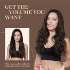 GOO GOO Clip in Hair Extensions Real Human Hair, Remy Human Hair Extensions Clip ins for Women, Natural Human Hair, 14inch 150g 9Pcs, 2A Light Brown