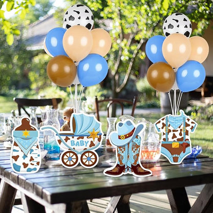 6 Sets Cowboy Baby Shower Balloon Stand Kit - Image 7