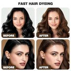 Temporary Hair Color Wax,Hair Spray Color, Hair Wax Color 4.23 oz, Easy Washout Temporary Hair Dye for Halloween,Cosplay, Party (Brown, 4.23)