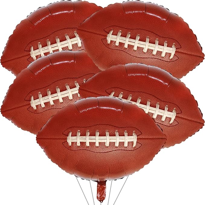 5 Pieces Large Football Party Balloons by Lingqiang