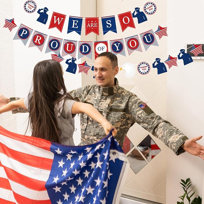 We Are So Proud of You Banner Welcome Home Banner - Image 9