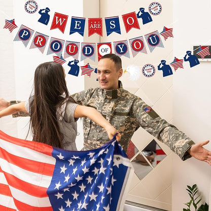 We Are So Proud of You Banner Welcome Home Banner - Image 9