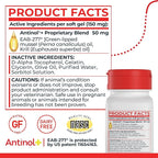Antinol Plus, Mobility, Hip, and Joint Supplement for Dogs, Green-Lipped Mussels and Krill Oil - Dog Joint Supplement, Better and Faster Than Glucosamine and Chondroitin, 60 Soft Gels