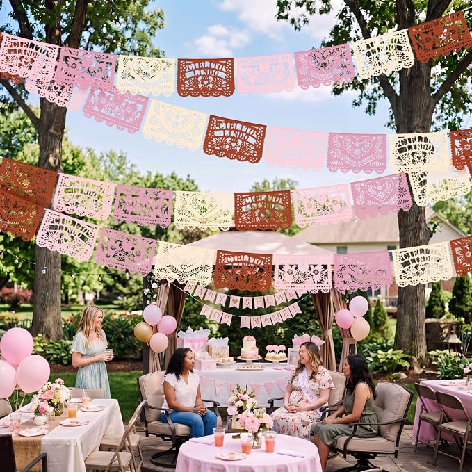 TaoBary 6 Pcs Papel Picado Mexican Wedding Cielito Lindo Party Decor 118 Feet - Image 6