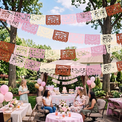 TaoBary 6 Pcs Papel Picado Mexican Wedding Cielito Lindo Party Decor 118 Feet - Image 6