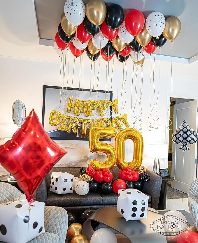 Gold 40 Balloon - Image 8