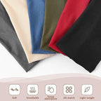 12 Pcs Stretchy Sport Headbands for Women,Absorbed Sport Headband Soft Twist Knotted Headbands for Yoga, Workout Daily Life