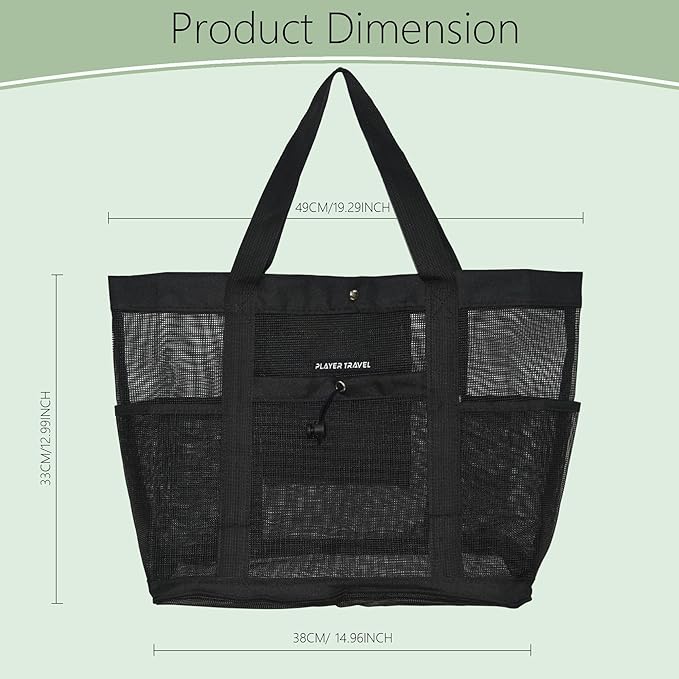 Large Mesh Shower Caddy Portable Tote,Quick Drying Bag for Travel,University Dorm,Camping,Beach,Gym,Swimming Pool,RV