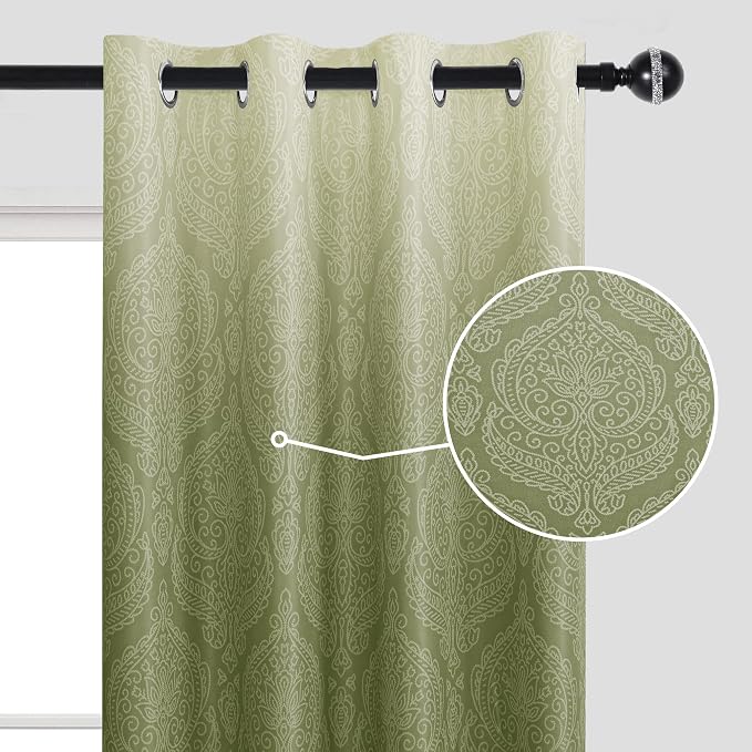 DWCN 100% Blackout Curtains for Bedroom - Image 2