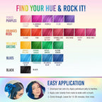 Punky Atlantic Blue Semi Permanent Hair Color - Vegan & Cruelty-Free Conditioning Hair Dye, Lasts Up to 35 Washes, 3.5 fl oz