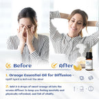 HIQILI Sweet Orange Essential Oil,100% Pure Natural for Diffuser, Aromatherapy-10ml