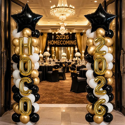 2 Sets Homecoming 2026 Balloon Column Stand Party Decorations Kits - Image 9